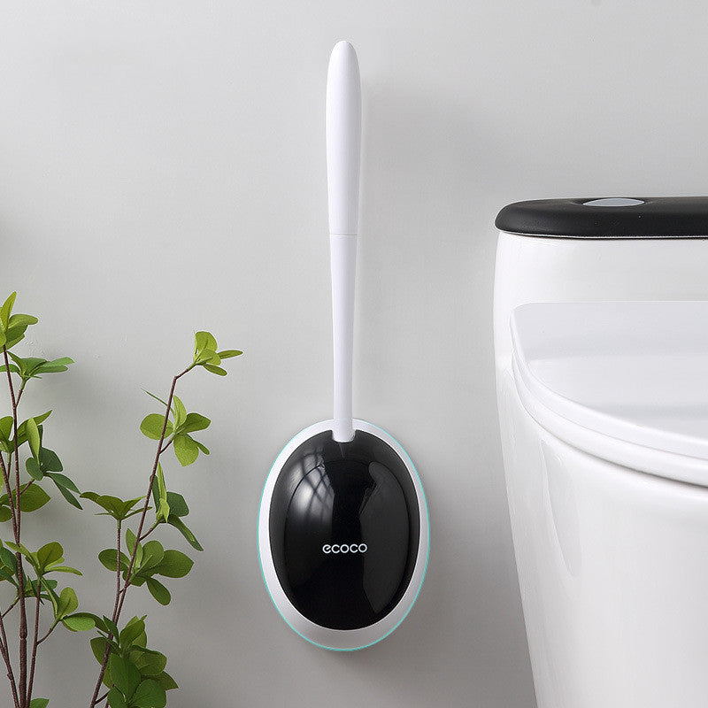 Toilet Brush With Silicone Holder