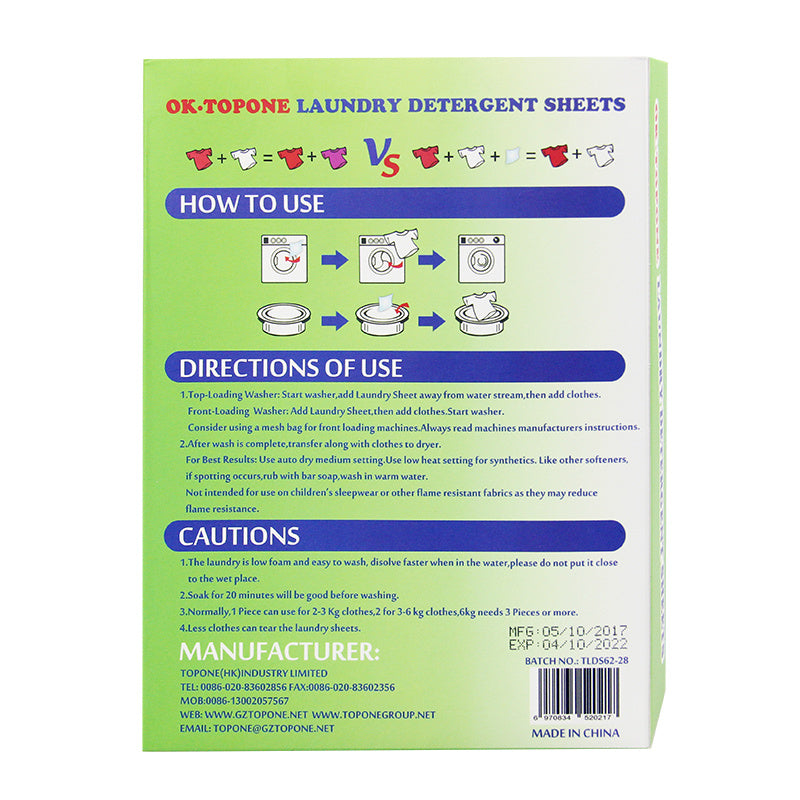 Portable Nano Laundry Tablets