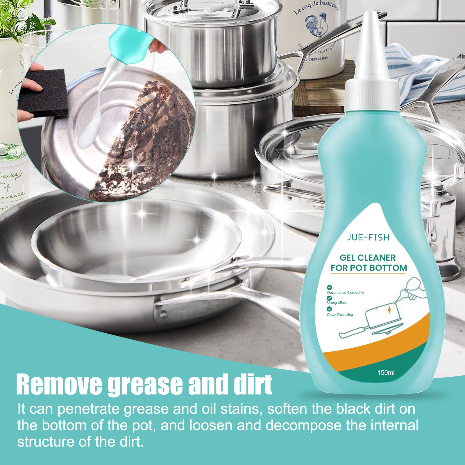 Kitchen Pot Cleaning Cleaner
