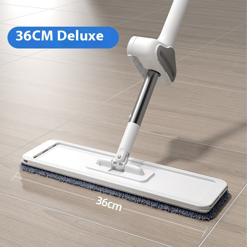Hand Wash-Free Flat Mop With Cloth