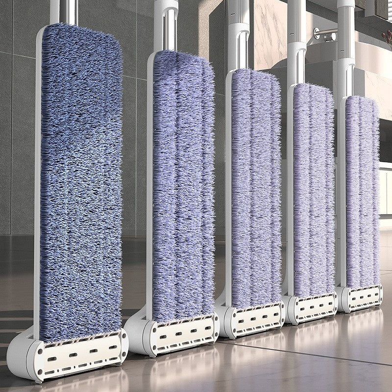 Hand Wash-Free Flat Mop With Cloth
