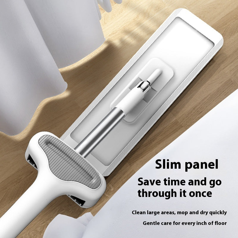 Hand Wash-Free Flat Mop With Cloth