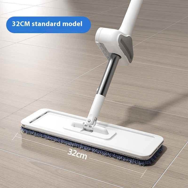 Hand Wash-Free Flat Mop With Cloth