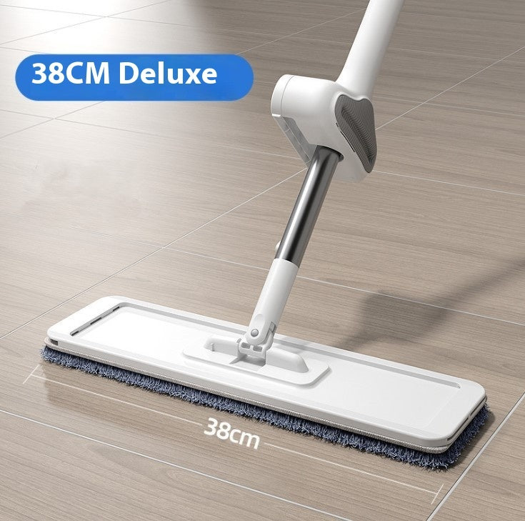 Hand Wash-Free Flat Mop With Cloth