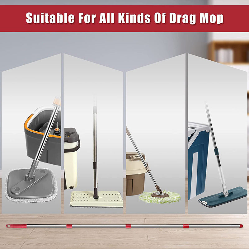 58 Inch Stainless Steel Mop Handle Set